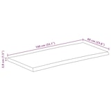thumbnail of vidaXL Tischplatte mit Baumkante 140x60x3,8 cm Raues Mango Massivholz