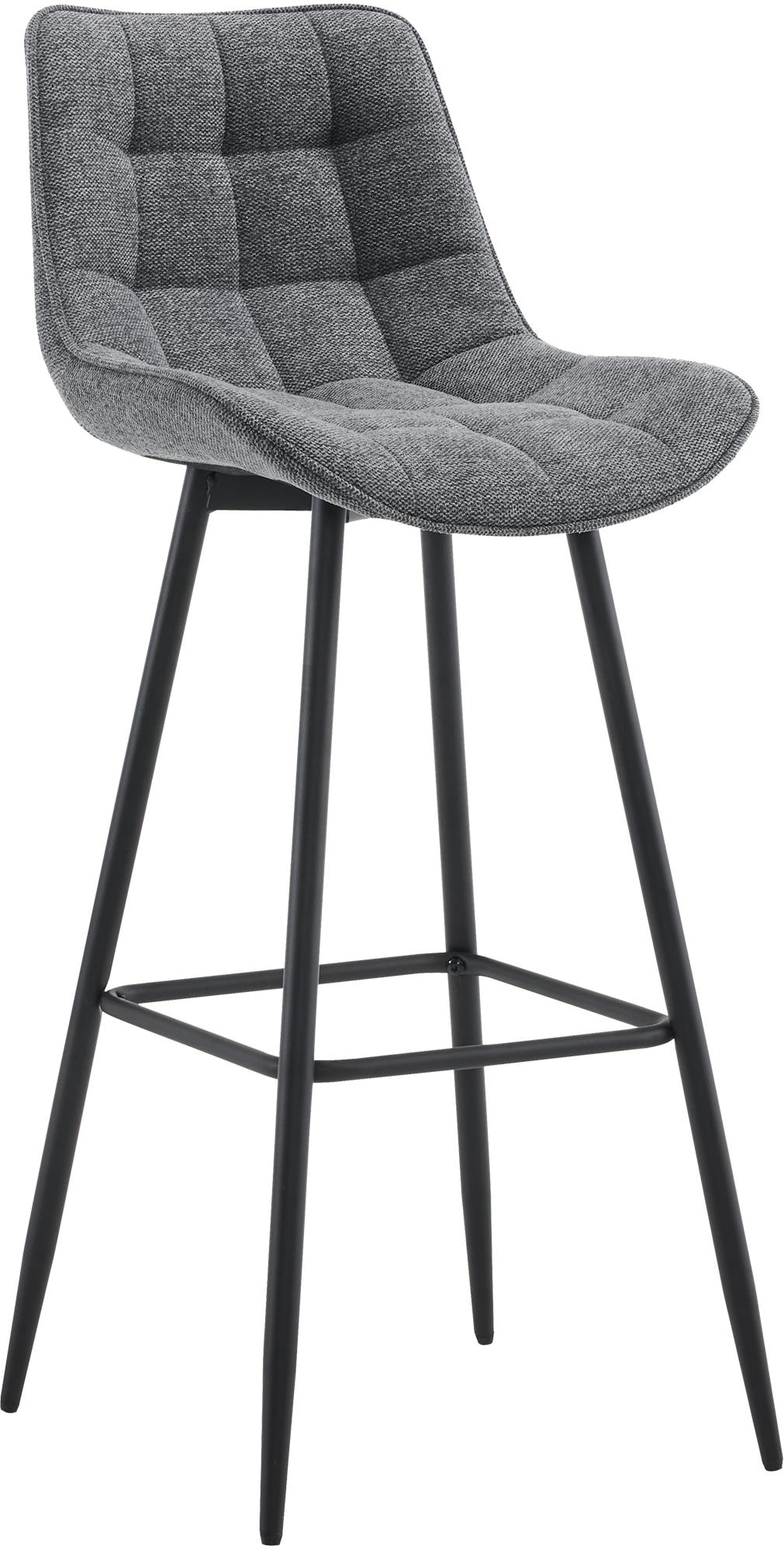 Barhocker Dartford dunkelgrau/Stoff