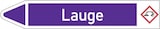 thumbnail of Aufkleber I RKZ-Etikett Lauge,links,DIN,violett/weiß,für Ø 15-25mm,96x17mm,8/Bogen