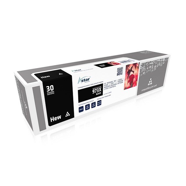 Tinten ASTAR AS16039 ASTAR HP PW PRO452 TINTE BLK