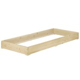 thumbnail of Funktionsbett Bettrahmen Fichte 80x200 Gästebett Bodenbett mit wählbarem Zubehör V-60.69-08 Rollrost inkl.