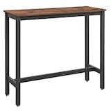 thumbnail of Helloshop26 - Mesa de bar mesa alta mesa de cocina fina mesa de comedor de 120 x 40 x 100 cm con estructura de metal resistente 12_0002529