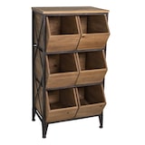 thumbnail of Meuble industriel 6 casiers H91 X L51 X P40