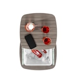 thumbnail of Wellhome - Mesa auxiliar para exterior con enfriador de bebidas 41,5 x 41,5 x 58cm