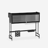 thumbnail of Scolapiatti da appoggio sopra lavello cucina nero salvaspazio Sover-DPP3097NE