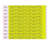 thumbnail of CombiCraft Tyrex Eintrittsband mit Smiley-Motiv in Neon Gelb - 100 Stück