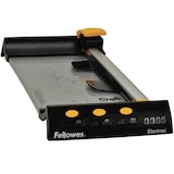 thumbnail of Fellowes Cizalla de rodillo Electron A4, corta documentos hasta tamaño A4, corta hasta 10 hojas, Guía led indica la línea de corte, base metálica