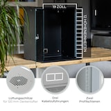 thumbnail of HMF 65712-07 Serverschrank 19 Zoll, 12 HE, 51 x 40 x 58 cm, Lichtgrau