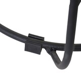 thumbnail of Beistelltisch HWC-A80, Nachttisch Kaffeetisch, Industriedesign Echtholz MVG Ø35cm