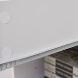 thumbnail of Scrivania Compatta Computer in Legno Bianco Ripiano Tastiera