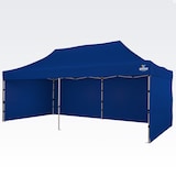 thumbnail of Pavillon 3x6m - mit 3 Wänden - Blau