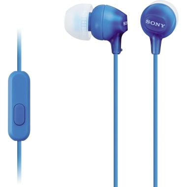 Sony Kopfhörer MDR-EX15APLI In-Ear blau
