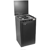 thumbnail of CFParker Fornello Cucina a Gas Gpl 4 Fuochi grigio grafite e piano acciaio inox con Mobile Portabombola Made in Italy - 541GSPGP
