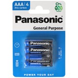 thumbnail of Panasonic General Purpose Micro R03BE 4BP 4 Stück AAA R03 im Blister