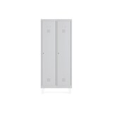 thumbnail of Rocada taquilla soldada 30cm (300mm) 2 módulos 1 puerta cuerpo blanco ral9010 + puerta blanco ral9010