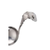 thumbnail of GRÄWE ostfriesischer Sahnelöffel, gebogen, groß, Rosendekor