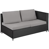 thumbnail of tectake Canapé de jardin Siena 4 places avec coffre de rangement - noir/gris - 404298