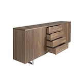 thumbnail of Angel Cerdá  Sideboard aus Nussbaumholz Stahlbeinen 3056C