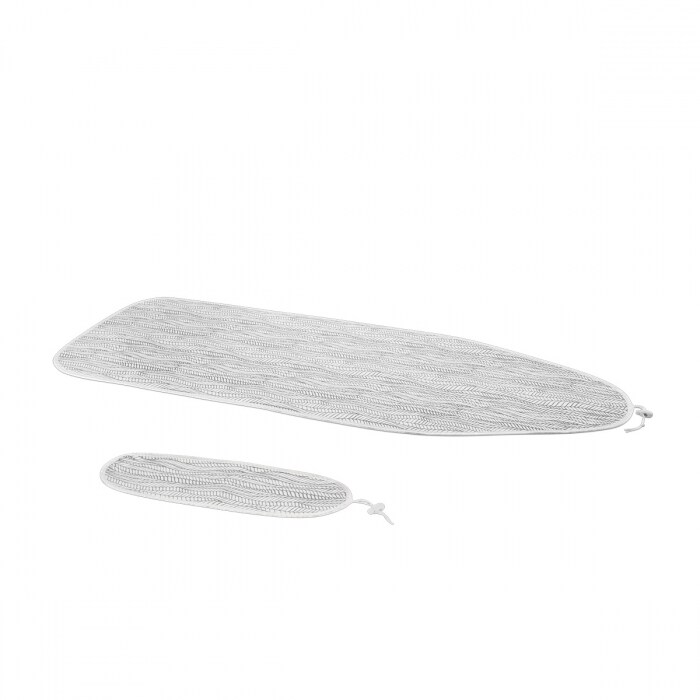 Tescoma funda para tabla de planchar con plancha mangas fancy home, crema