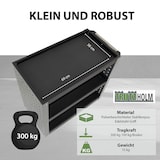 thumbnail of Werkstattwagen 3 Etagen Stahl grau Werkzeugwagen 70x39x79 cm auf Rollen bis 300 kg Tragkraft