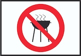 Kein Grillen erlaubt.