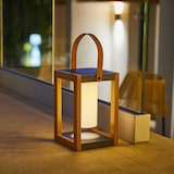 thumbnail of Lumisky Lanterna solar SERAPHINA alimentada por bateria H32CM Alumínio Castanho