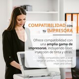 thumbnail of Folios A4 de Etiquetas Adhesivas Blancas, Crea tus Pegatinas Personalizadas, Etiqueta Adhesiva para Imprimir - Ofituria (12 por hoja, 100h)