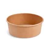 thumbnail of 50x Salatschalen Feinkostschalen braun Ø150mm aus Pappe PE-beschichtet 1000ml