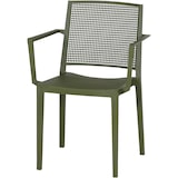 thumbnail of SIENA GARDEN Urban Lights Set 3teilig Square Sessel gastrotauglich olive mit Tisch Sola Ø80