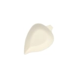 thumbnail of 500 Fingerfood - Teller, Zuckerrohr "pure" 8 cm x 6 cm weiss "Leaf"