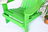 thumbnail of DanDiBo Strandstuhl Holz Grün Gartenstuhl klappbar Adirondack Deckchair