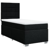 thumbnail of vidaXL Boxspringbett mit Matratze Schwarz 90x200 cm Stoff