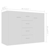 thumbnail of vidaXL Sideboard Weiß 88x30x65 cm Holzwerkstoff