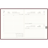 thumbnail of Taschenkalender 610 10,2x14,2cm 1 Tag/1 Seite bordeaux 2026