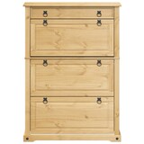 thumbnail of Helloshop26 - Scarpiera mobile contenitore per scarpe mobile per ingresso/corridoio/soggiorno Corona 99 x 32 x 138 cm legno di pino 02_0021748