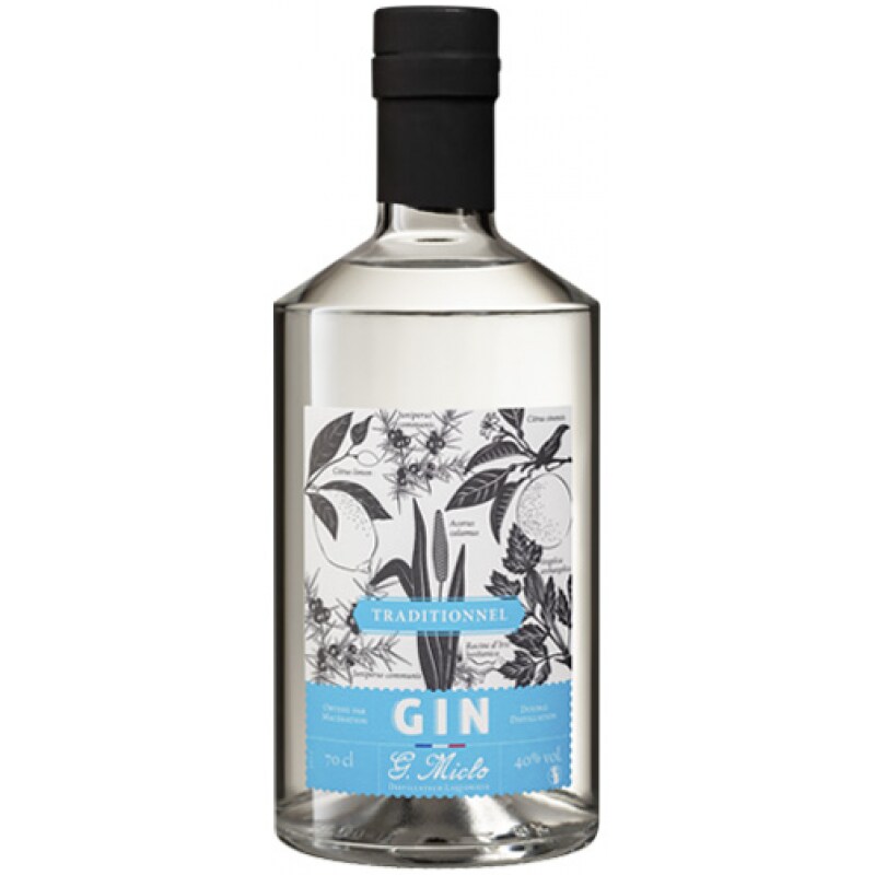 Gin Miclo Traditionnel - 40° 70 cl