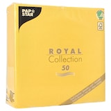 thumbnail of 500 Servietten gelb `ROYAL Collection` 1/4-Falz 40 x 40 cm Stoffoptik