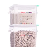 thumbnail of Araven vierkante container van 18 liter, 28x28x32 cm, PP, met luchtdicht deksel.