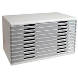 thumbnail of Exacompta 324041D MODULO A3 modulaire ladenbox met 10 gesloten laden voor A3+ documenten, Office, grijs-graniet