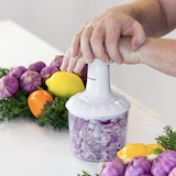 thumbnail of Kleva Sumo Chopper, Zerkleinerer, multifunktions Küchenhelfer, Schneebesen, manuell, 350ml, spülmaschinengeeignet