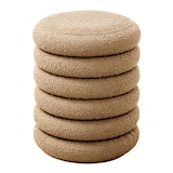 thumbnail of SVITA BLOSSOM XS Hocker mit Stauraum Sitzhocker Ottomane Boucle-Polster Beige