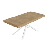 thumbnail of Itamoby Tavolo allungabile 90x200/460 cm Niket quercia natura gambe bianche