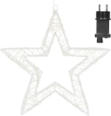 thumbnail of ECD Germany LED Weihnachtsstern 38 cm, 960 warmweiße LEDs, Timer, IP44 wasserdicht, Metall Leuchtstern zum Aufhängen, Weihnachtsdeko Innen/Außen