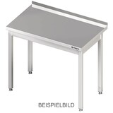 thumbnail of Stalgast Edelstahl Arbeitstisch ohne Grundboden, 1100x600x850 mm, ohne Verstrebung, ohne Aufkantung, verschweißt