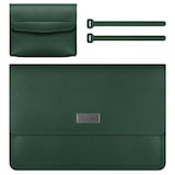thumbnail of Sacoche Ordinateur Portable Protection Imperméable Ultra-fine 13-14 Pouces Vert Foncé Vert Foncé YONIS