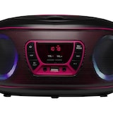 thumbnail of Denver TCL-212BT PINK Lecteur de CD Portable Boombox. Radio FM. Bluetooth. 4W. Entrée AUX. Lecture MP3 Via USB Bleu
