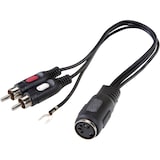 thumbnail of SpeaKa Professional SP-7869832 Cinch / DIN-Anschluss Audio Y-Adapter [1x DIN-Buchse 5pol. - 2x Cinch
