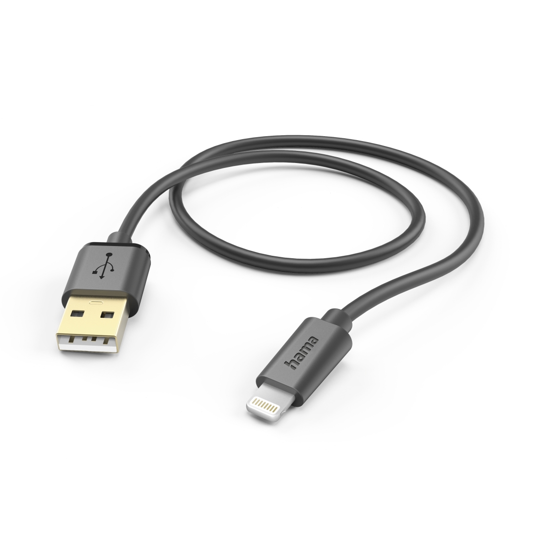 Hama 00201580 Lightning-Kabel 1,5 m Schwarz