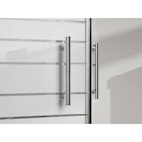 thumbnail of Mampara Ducha 80x80 Mampara Ducha Esquina Corredera 2 Caras Cristal Serigrafiado Transparente