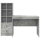 thumbnail of vidaXL Schreibtisch mit Schubladen 2 pcs Beton Grau